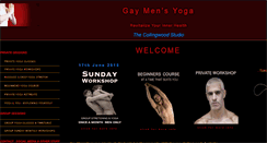 Desktop Screenshot of gaymensyoga.com.au